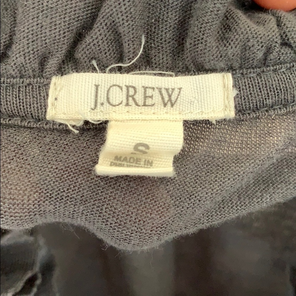 J.Crew Gray Ruffle Tank Top - Picture 5 of 7